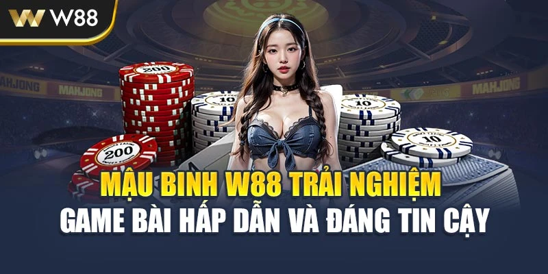 Mậu Binh W88 Trải Nghiệm Game Bài Hấp Dẫn Và Đáng Tin Cậy