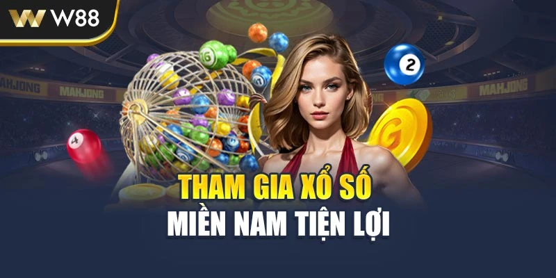 Tham gia xổ số miền Nam tiện lợi